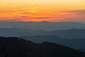 Blue Ridgetops NC Sunrise Sky Royalty Free Stock Photo