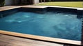 Blue ripped water swimming pool Royalty Free Stock Photo