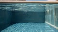 Blue ripped water swimming pool Royalty Free Stock Photo