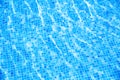 Blue ripped water in swimming pool Summer vacation