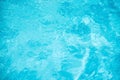 Blue ripped water in swimming pool. water surface background. Royalty Free Stock Photo