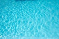 Ripped water in swimming pool .surface of blue swimming pool,background of water in swimming pool