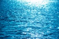 Blue rippled water as abstract background