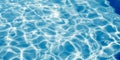 Blue ripples pool water texture summer aquatic clear background Royalty Free Stock Photo