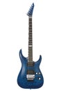 Blue rock guitar