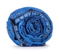 Blue roll jeans