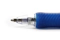 Blue Roller Ball Pen on White background Royalty Free Stock Photo