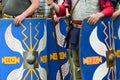 Blue Roman shields