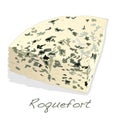 Blue roquefort cheese