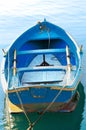 Blue Rowing Boat Royalty Free Stock Photo