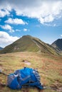 Blue Rucksack - trekking equipment, hillwalking gear, mountaineering