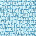 Blue ruffle fabric texture seamless pattern