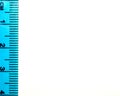 Blue ruler with copy space for text