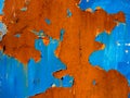 Blue Rust Texture Royalty Free Stock Photo