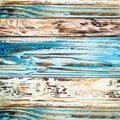 Blue rustic Board walls with remnants of paint Royalty Free Stock Photo