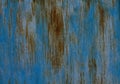 Blue rusty textured steel sheet