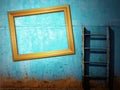 Blue rusty vintage background Royalty Free Stock Photo