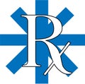 Blue rx Royalty Free Stock Photo