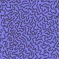 Blue 90s line pattern memphis style vector