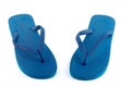 Blue sandals Royalty Free Stock Photo