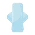 blue sanitary towel