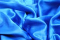 Blue sateen