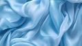 Blue sateen background. Ai generated illustration Royalty Free Stock Photo