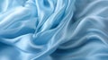 Blue sateen background. Ai generated illustration Royalty Free Stock Photo