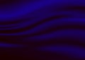 Blue satin colored fabric material designed background