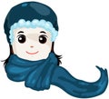 Blue scarf