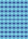 Blue scheme Argyle Diamond seamless pattern