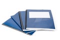 Blue school textbook Royalty Free Stock Photo