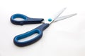 Blue scissors Royalty Free Stock Photo