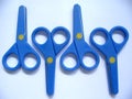 Blue Scissors Royalty Free Stock Photo