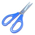 Blue scissors 3D