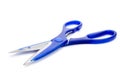 Blue scissors Royalty Free Stock Photo