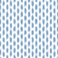 Blue scribble strokes on white background repeating seamless pattern, vector illustration