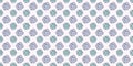 Blue scrunchy repeat pattern hair tie vector background Royalty Free Stock Photo