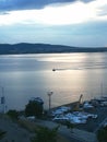 Blue sea evening in Sozopol