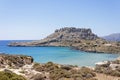 The blue sea at Haraki, Rhodes