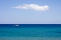 The blue sea at Haraki, Rhodes