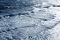 Blue sea ocean waves detail Royalty Free Stock Photo