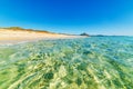 Blue sea in Piscina Rei beach Royalty Free Stock Photo