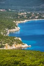 Blue sea in Porto Conte bay Royalty Free Stock Photo