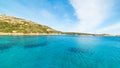 Blue sea in Spalmatore cove Royalty Free Stock Photo