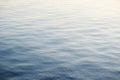 Blue sea water background. Calm water surface with small ripples Royalty Free Stock Photo