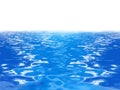 Blue sea water background with space for text Royalty Free Stock Photo