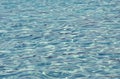 Blue sea water or water in the pool close-up, texture, background. blue rippled water texture background. Pool water Royalty Free Stock Photo