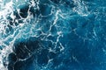 Blue sea water texture Royalty Free Stock Photo