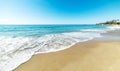 Blue sea and white sand in Laguna Beach Royalty Free Stock Photo